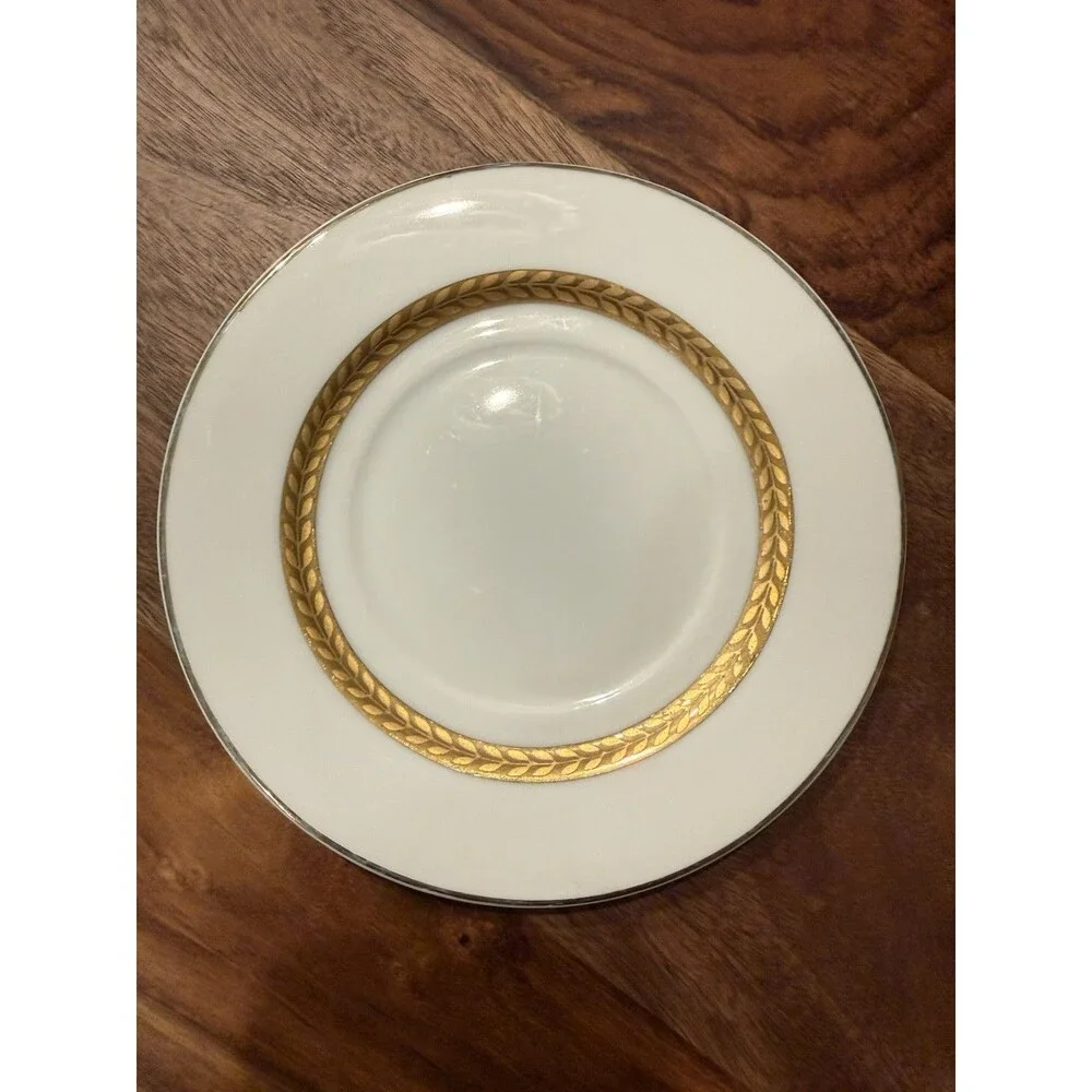 Retroneu Imperial Gold Collection Flat Cup & Saucer Set (2)